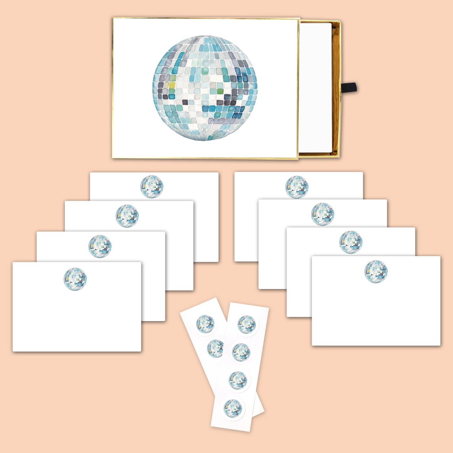 "Disco" Notecard Set