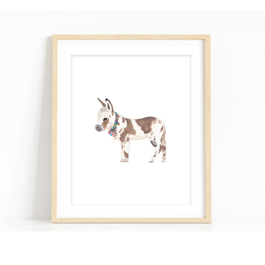 "Baby Burro" Art Print