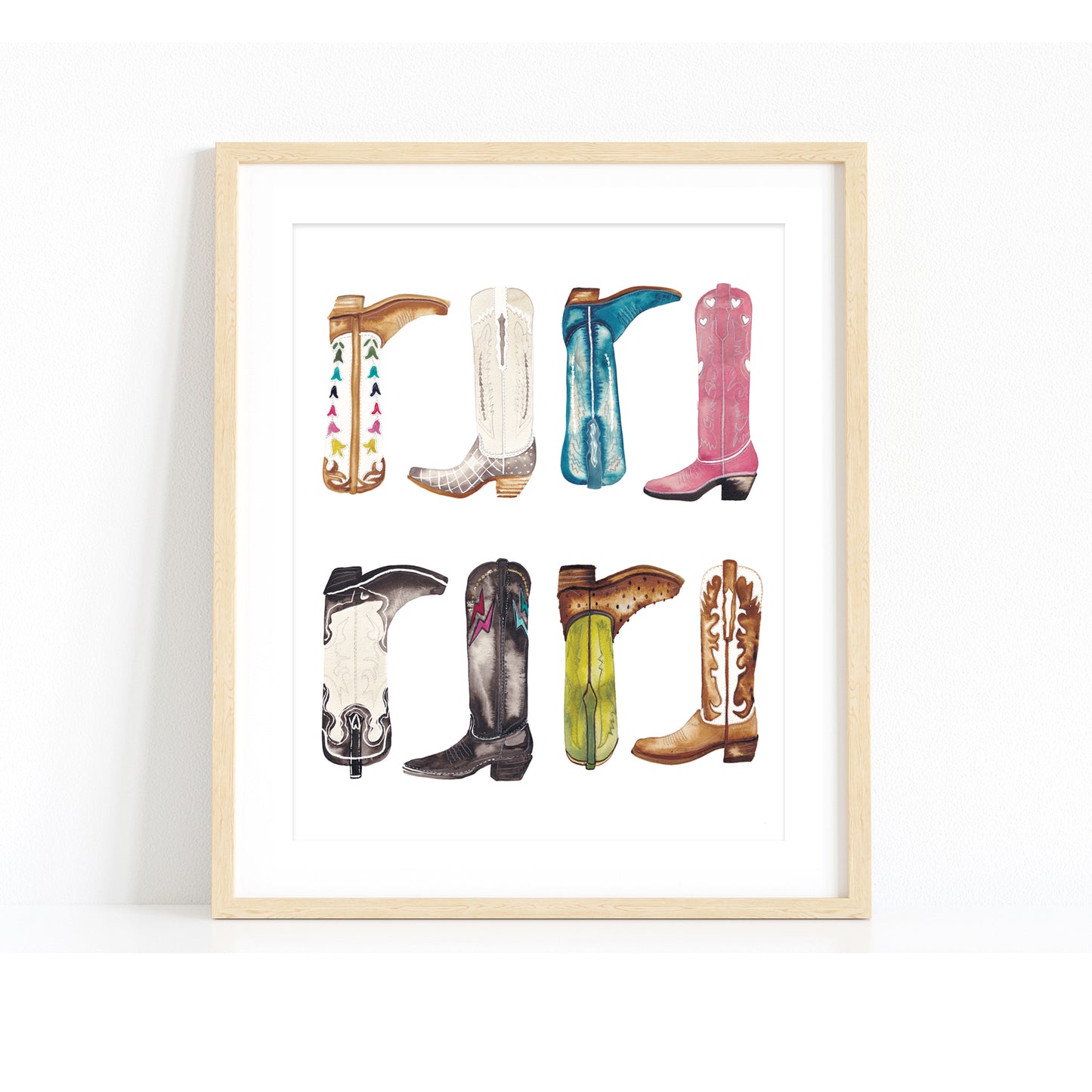"Boot Scootin" Art Print
