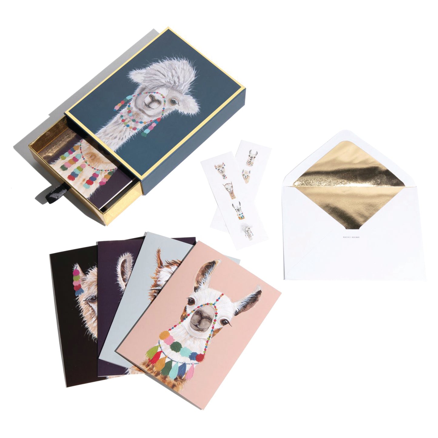 "Party Llama" Notecard Set