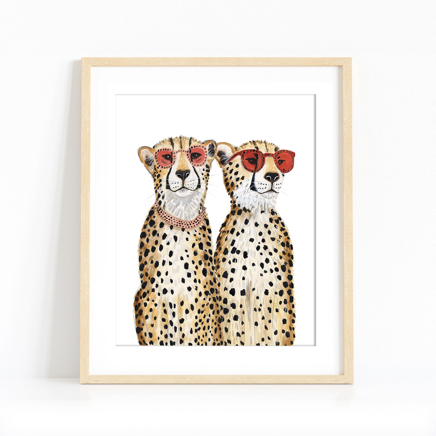 "Better Together" Cheetahs Art Print