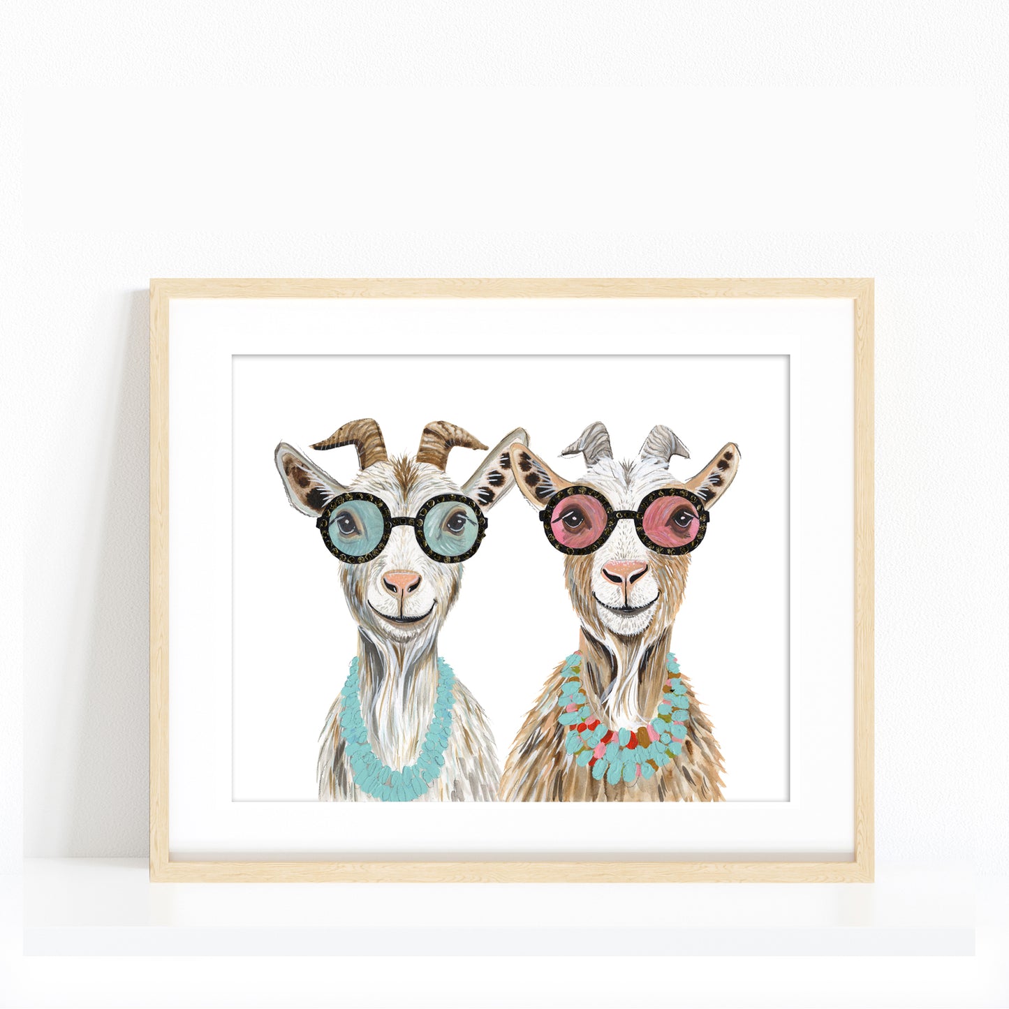 "Better Together" Goats Art Print