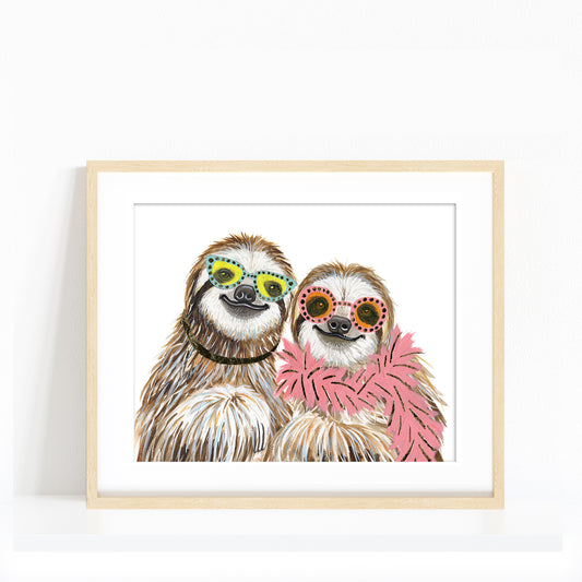 "Better Together" Sloths Art Print