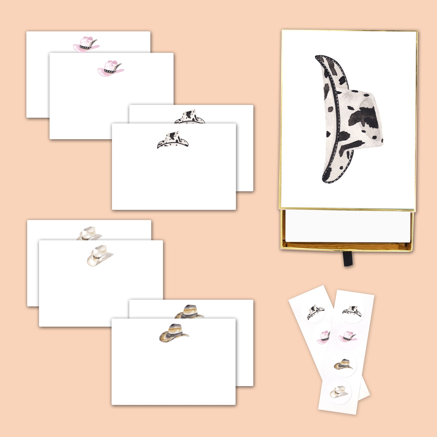 "Giddy Up" Notecard Set